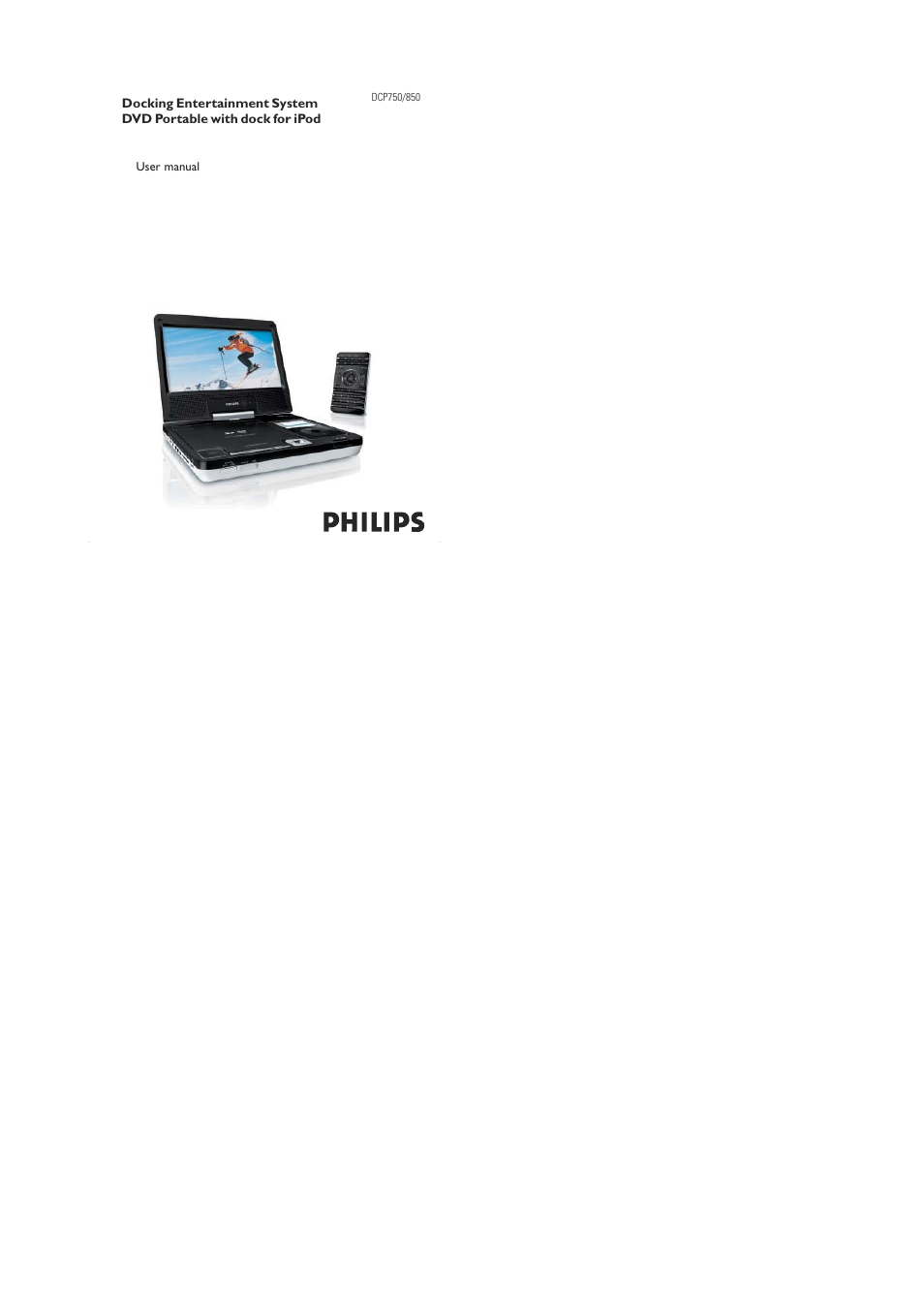 Philips DCP750 User Manual | 33 pages