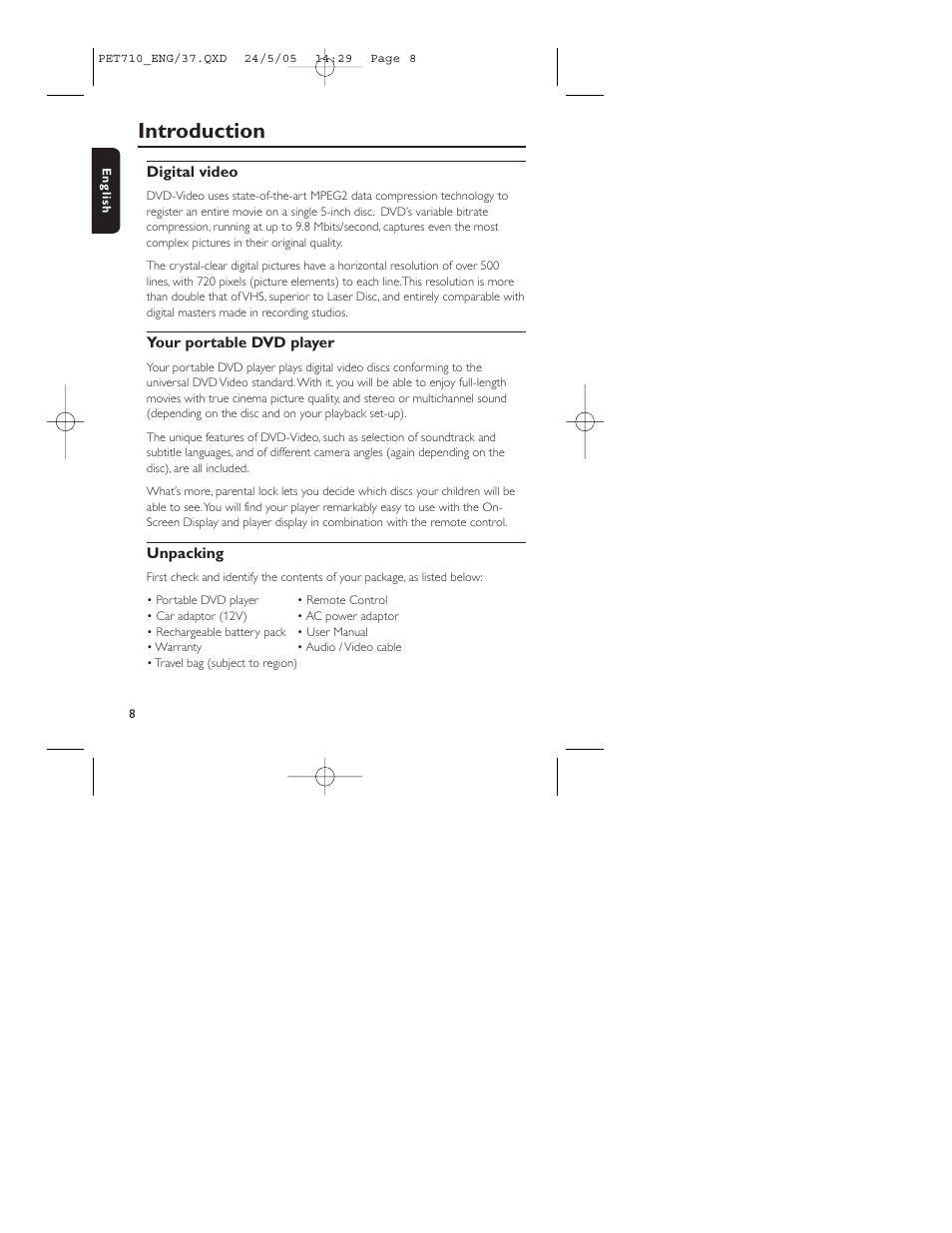 Introduction | Philips HKGAC450 User Manual | Page 12 / 31