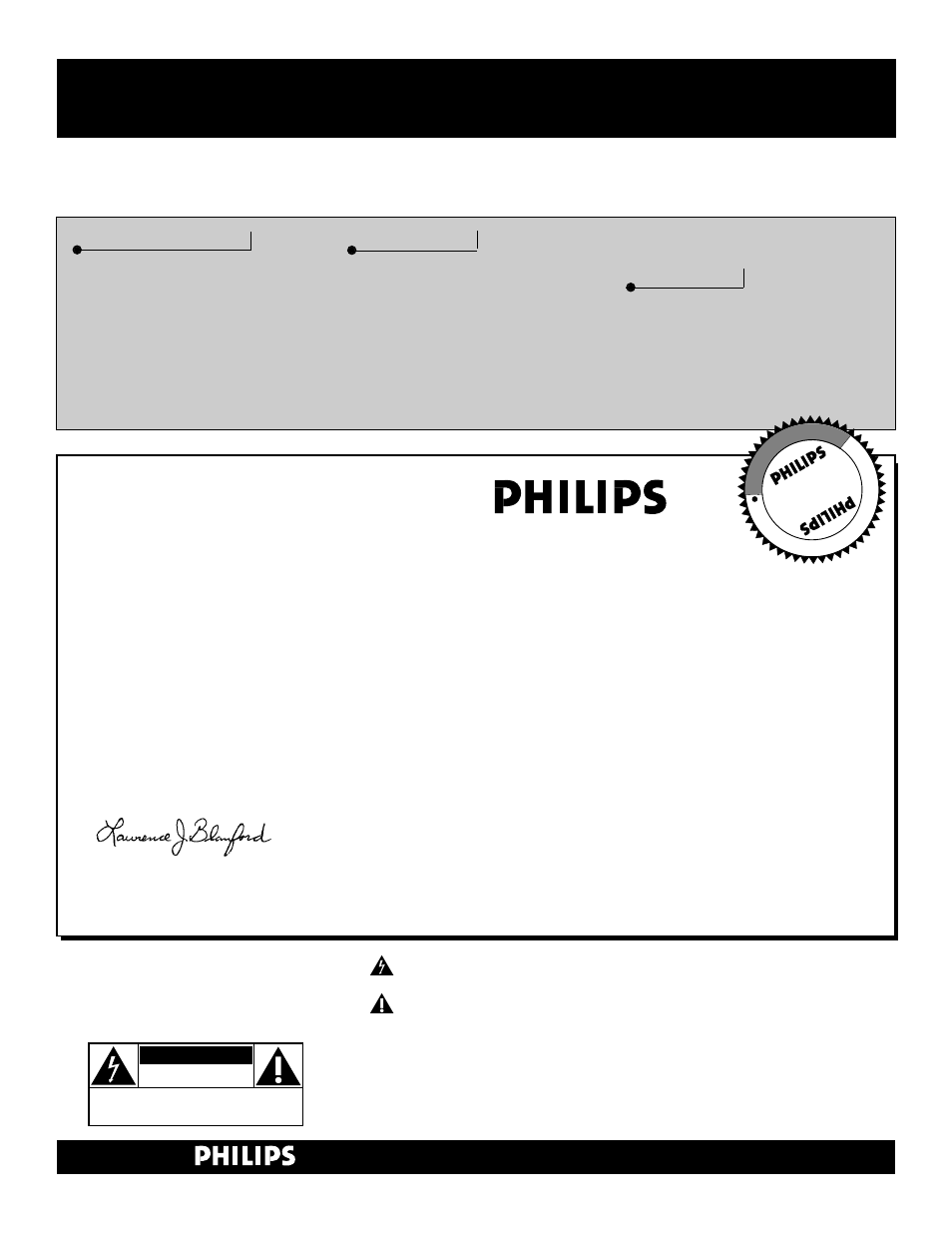 Safety, Warranty verification, Owner confirmation | Model registration, Hurry, Know these, Symbols | Philips 50P8342 User Manual | Page 2 / 58