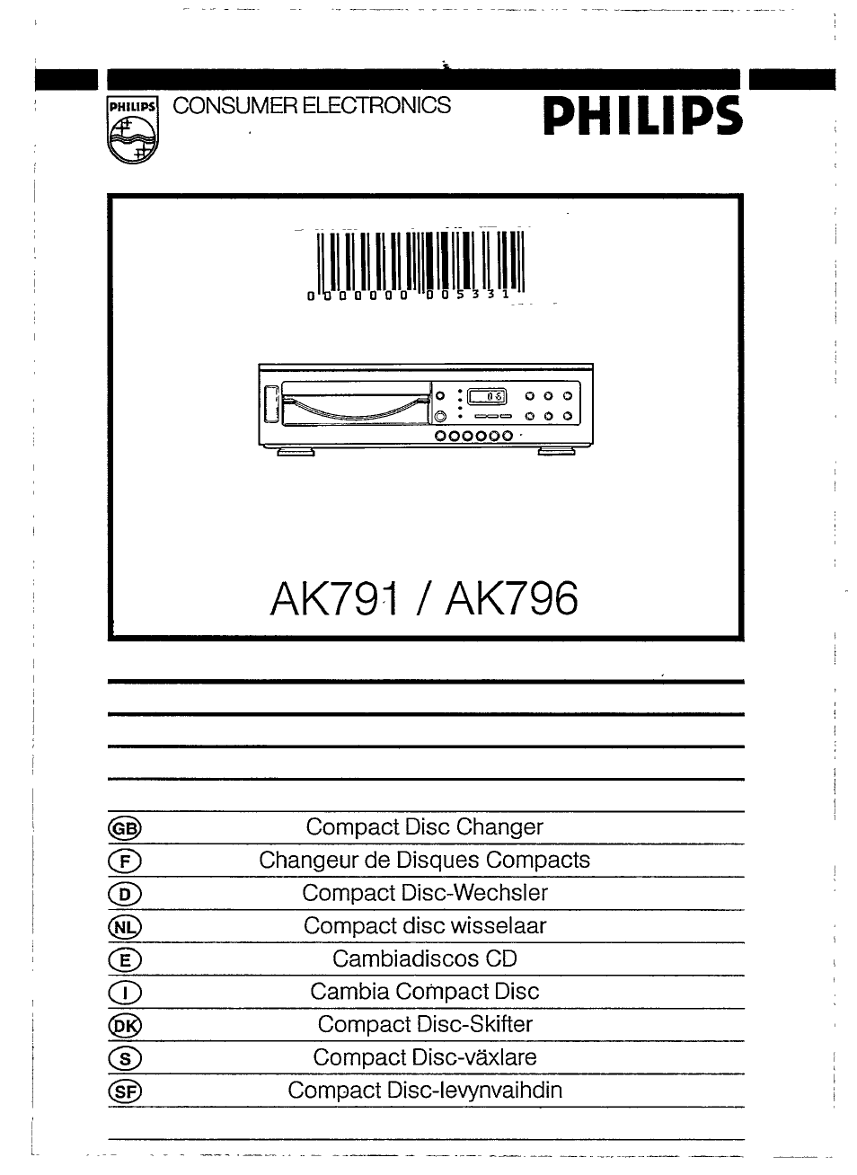 Philips AK791 User Manual | 13 pages