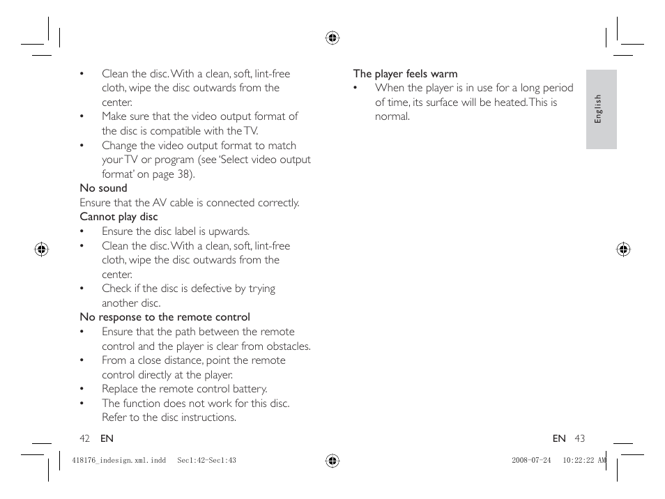 Philips PET101/12 User Manual | Page 23 / 25
