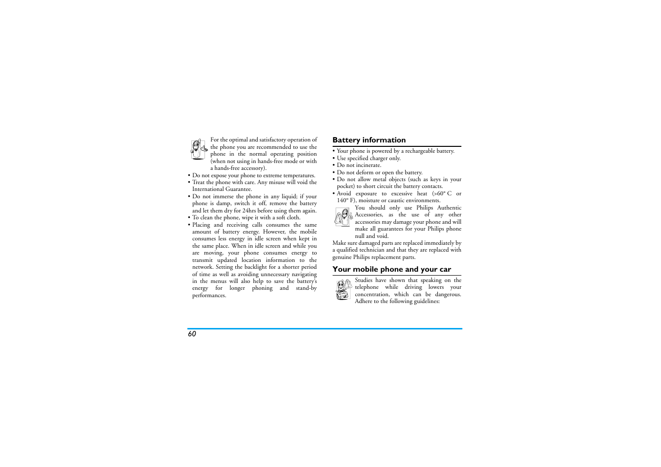 Philips Cell Phone User Manual | Page 61 / 72