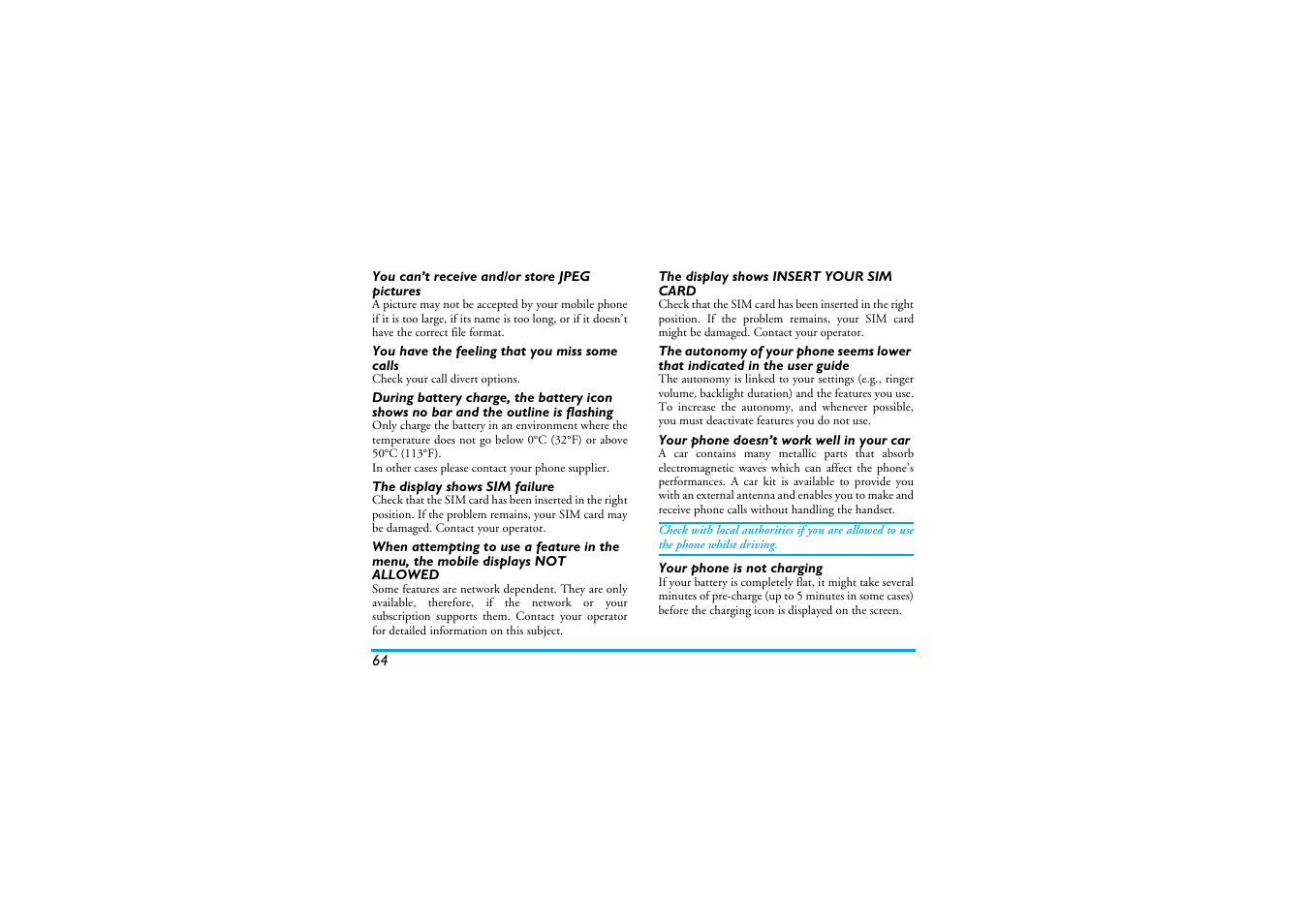 Philips Cell Phone User Manual | Page 65 / 72