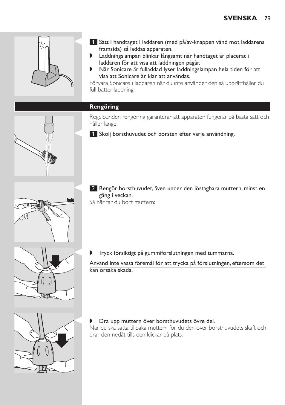 Rengöring | Philips E5000 User Manual | Page 79 / 84