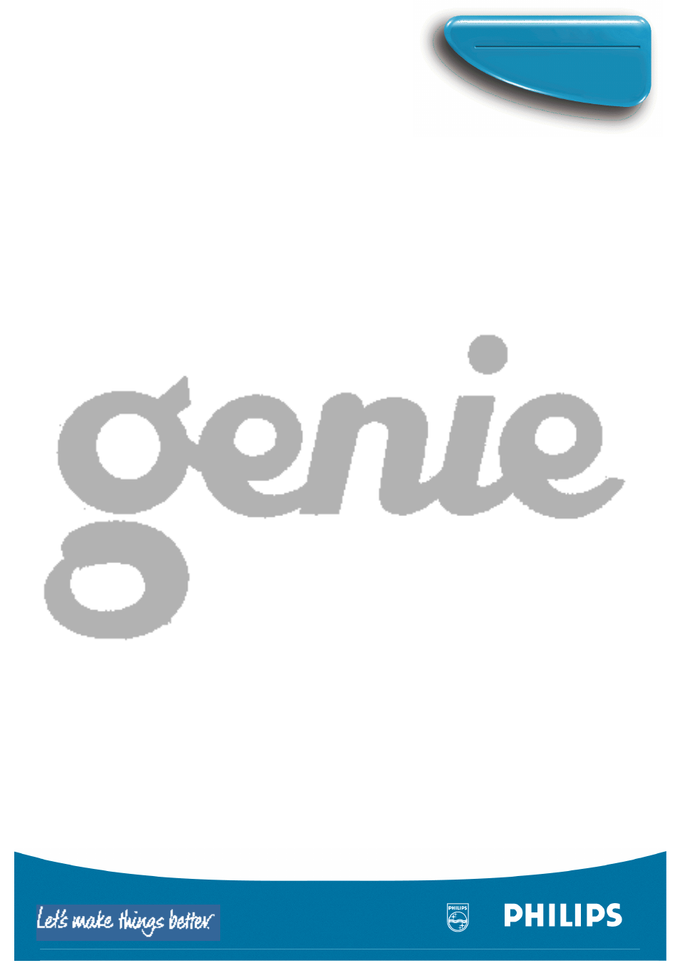 Genie, Fully featured, Specifications | Estimated, Battery, Life, Size, Weight, Handset, Color | Philips Genie User Manual | Page 2 / 2