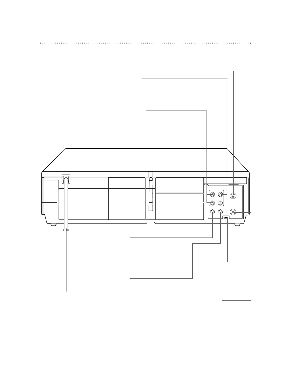 28 rear panel | Philips VCB411AT User Manual | Page 28 / 56