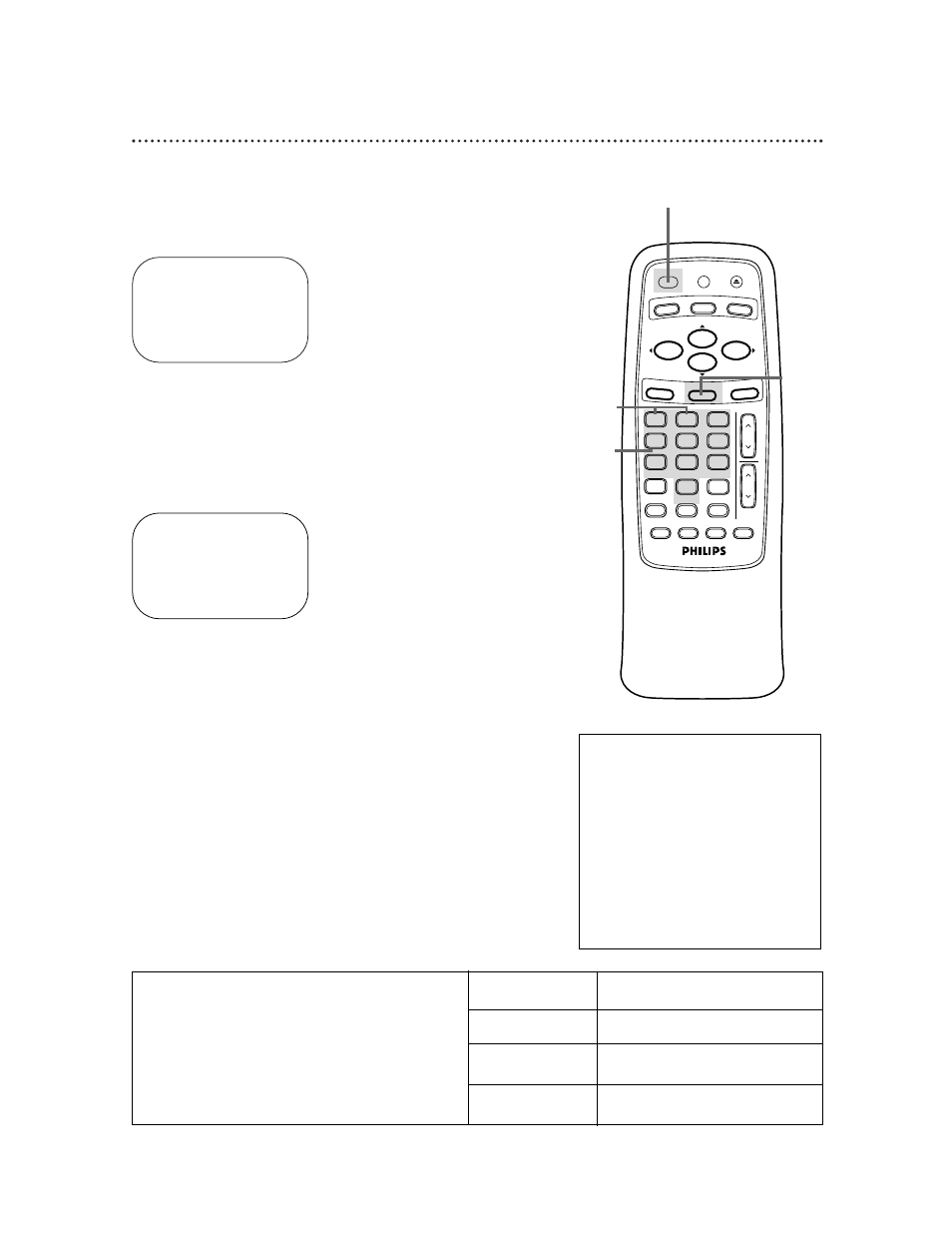 Timer recording (cont’d) 35 | Philips VCB411AT User Manual | Page 35 / 56