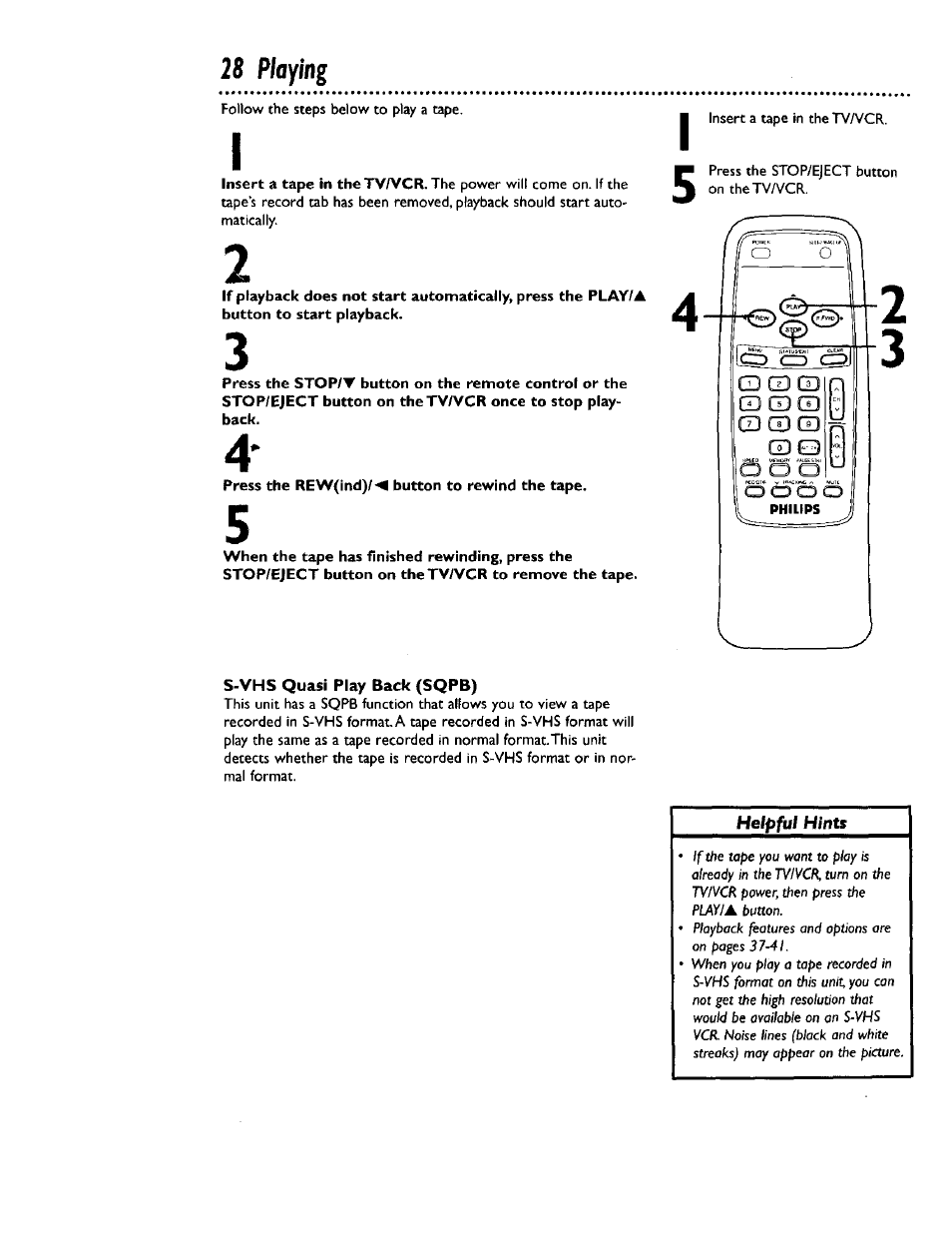 28 playing | Philips CCB 132AT User Manual | Page 28 / 59