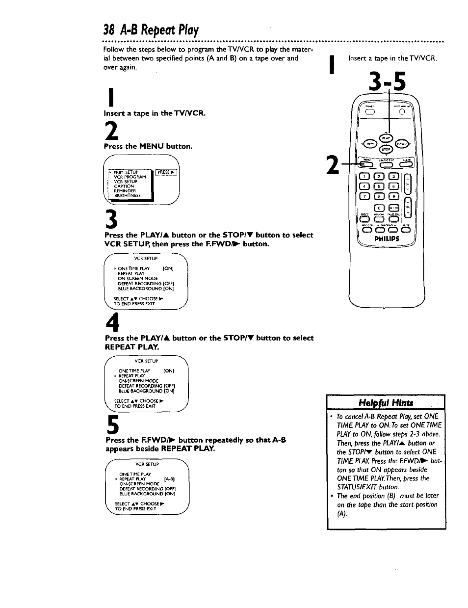 3s repeat play, F4eif0il hfnu | Philips CCB 132AT User Manual | Page 38 / 59