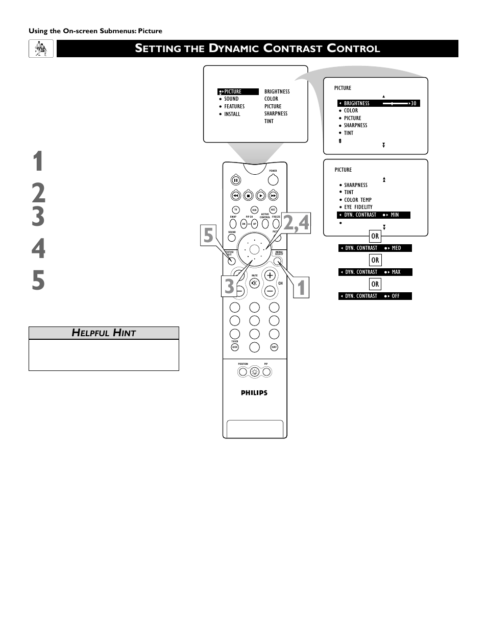 Philips 51PW9363 User Manual | Page 32 / 65