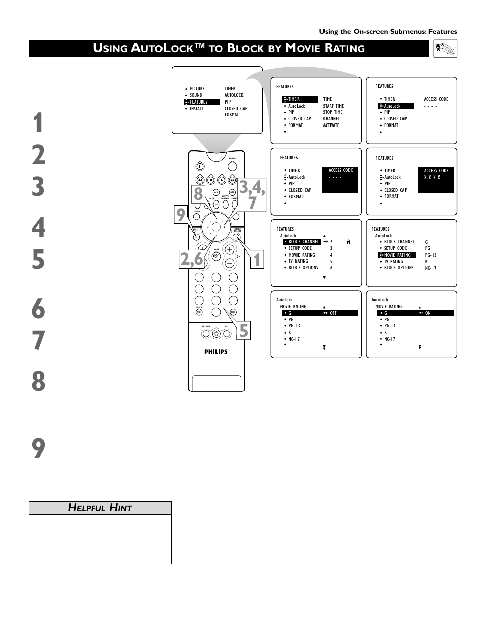 Philips 51PW9363 User Manual | Page 47 / 65