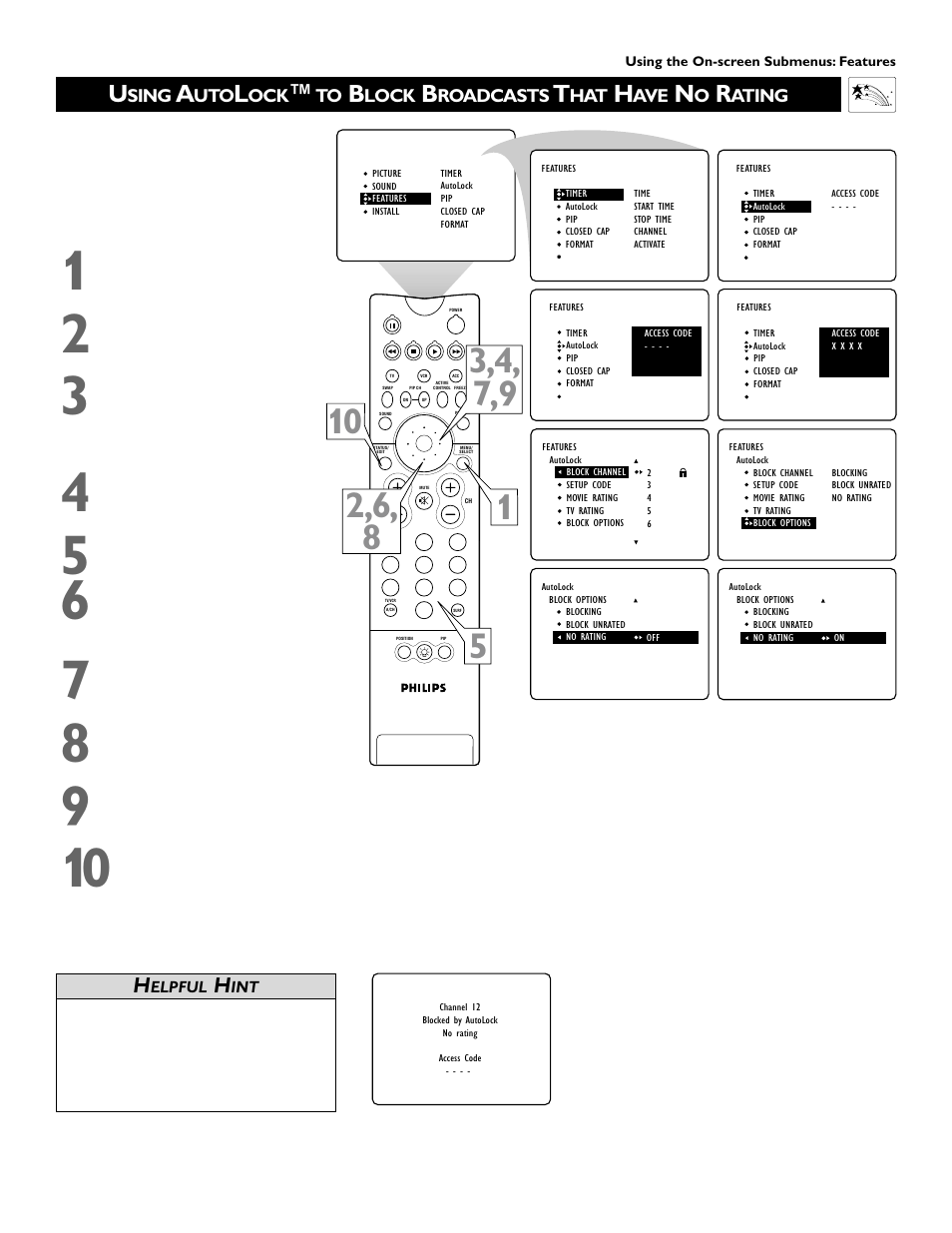 Philips 51PW9363 User Manual | Page 51 / 65