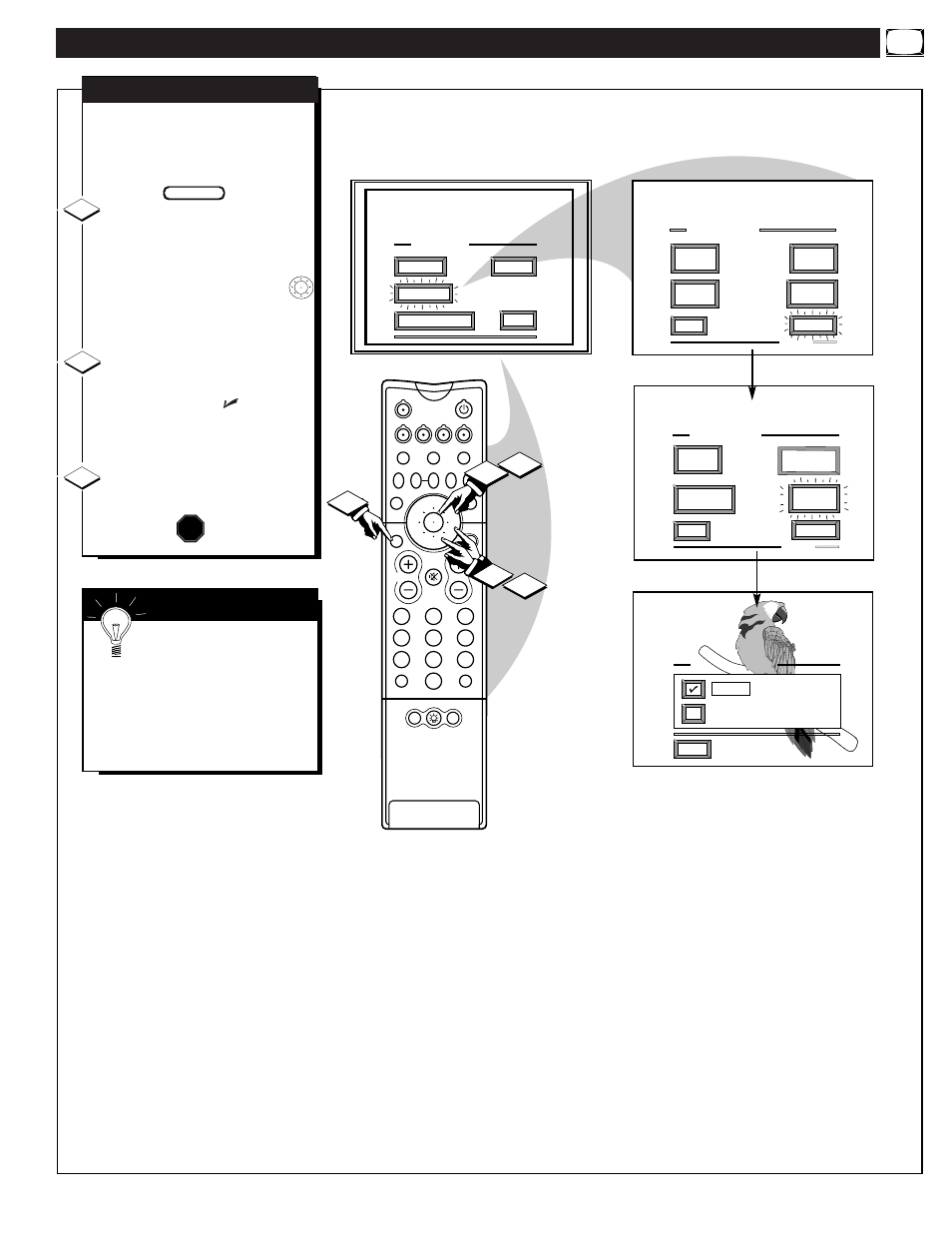 Eature, Ontrols, Continued | Philips 60PP 9601 User Manual | Page 17 / 60