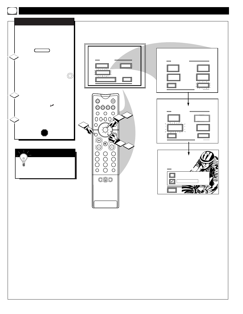 Eature, Ontrols, Continued | Philips 60PP 9601 User Manual | Page 18 / 60