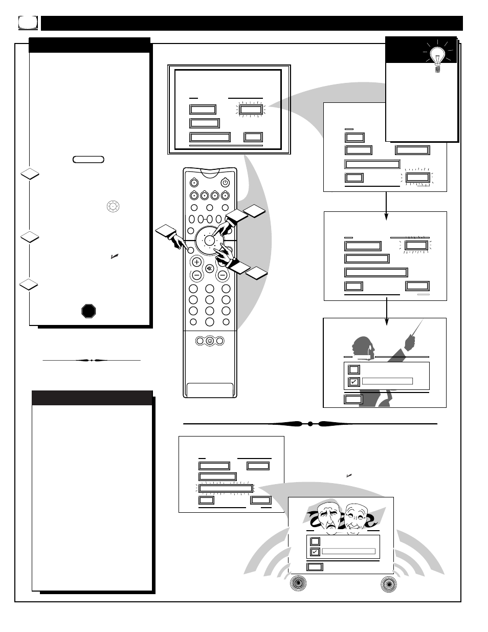 Ound, Ontrols, Continued | Stereo | Philips 60PP 9601 User Manual | Page 28 / 60