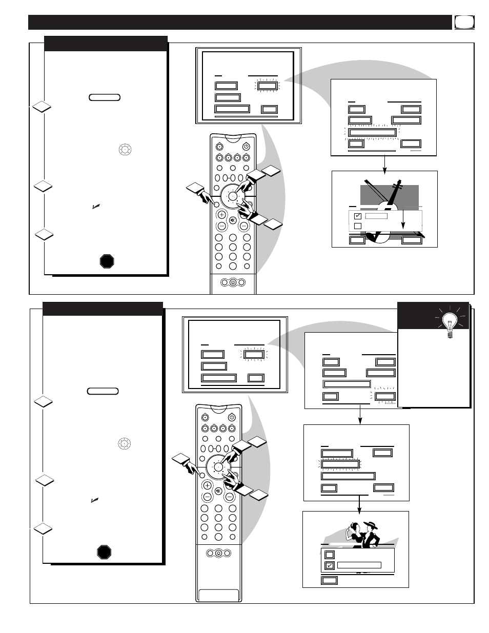 Ound, Ontrols, Continued | Stop, Mart | Philips 60PP 9601 User Manual | Page 29 / 60