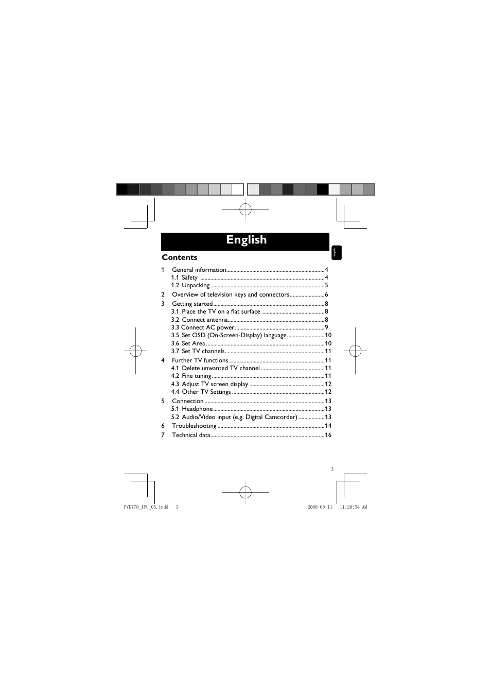 Philips PVD778 User Manual | Page 3 / 20