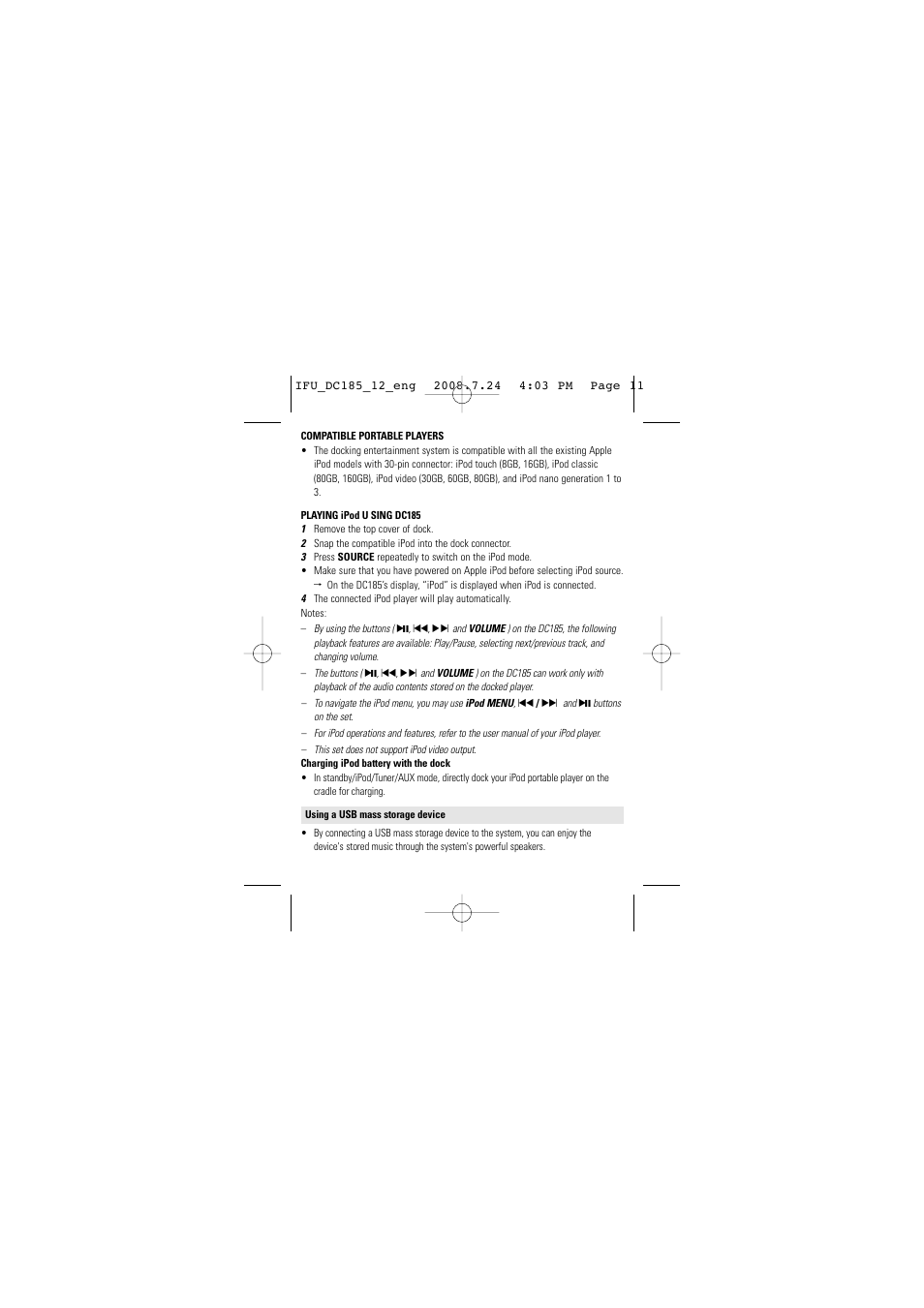 Philips DC185 User Manual | Page 11 / 17