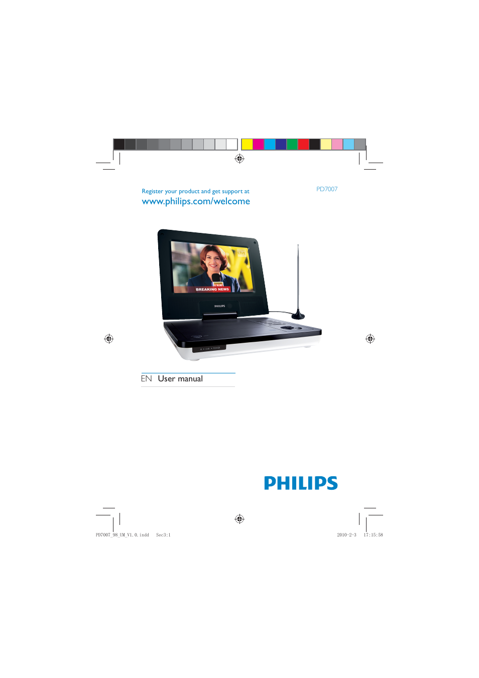 Philips PD7007/55 User Manual | 26 pages