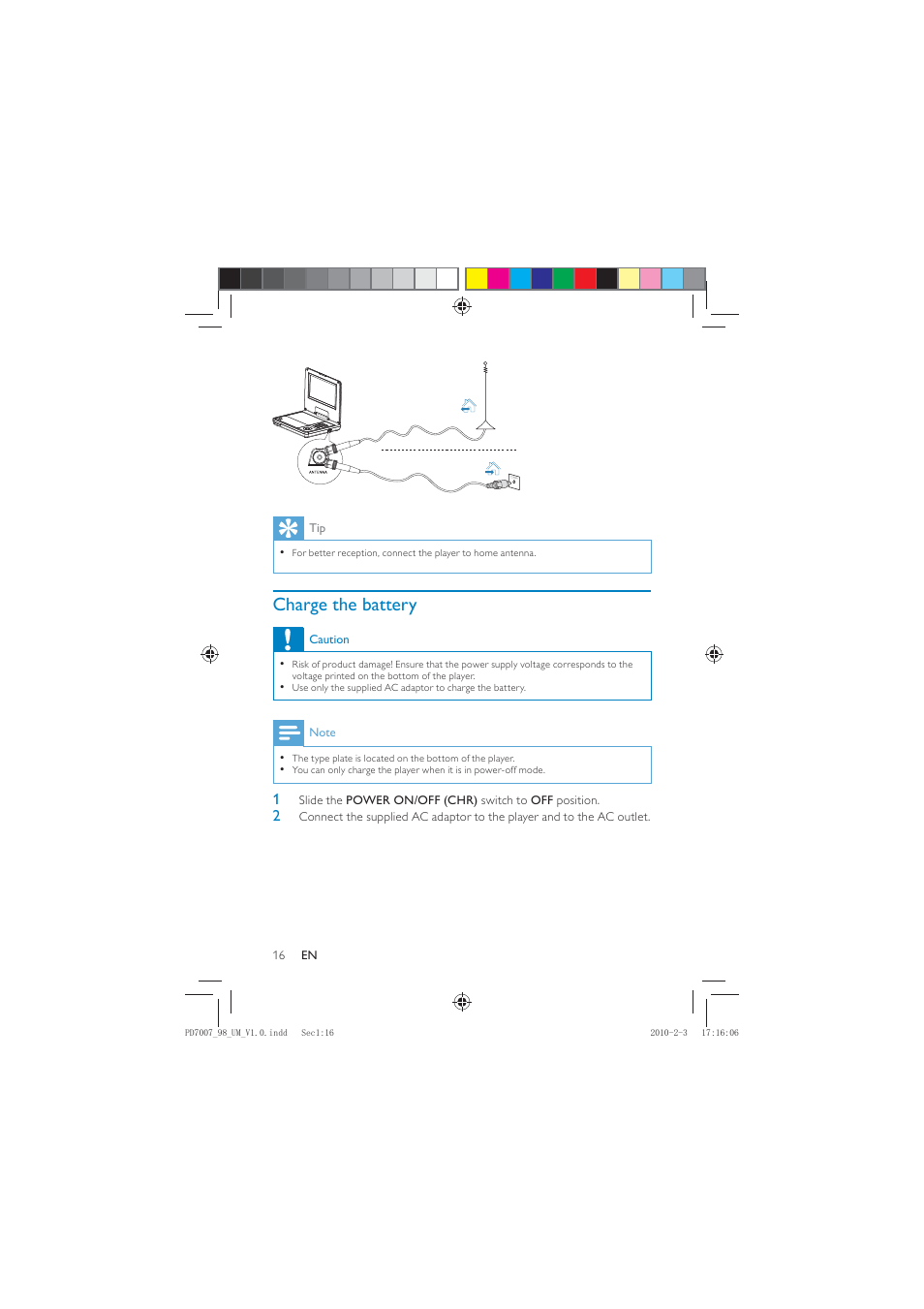 Philips PD7007/55 User Manual | Page 15 / 26