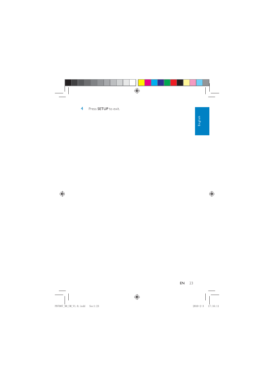 Philips PD7007/55 User Manual | Page 22 / 26