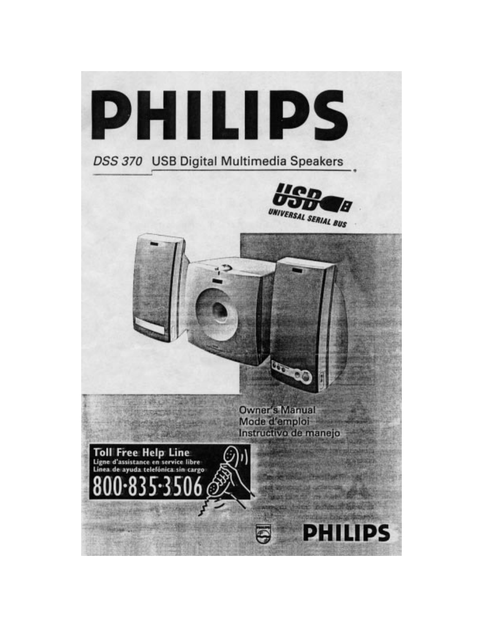 Philips DSS 370 User Manual | 11 pages