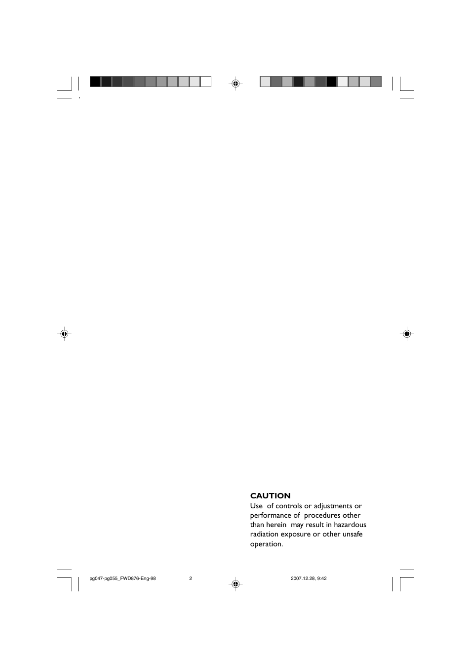 Philips FWD876 User Manual | Page 2 / 47