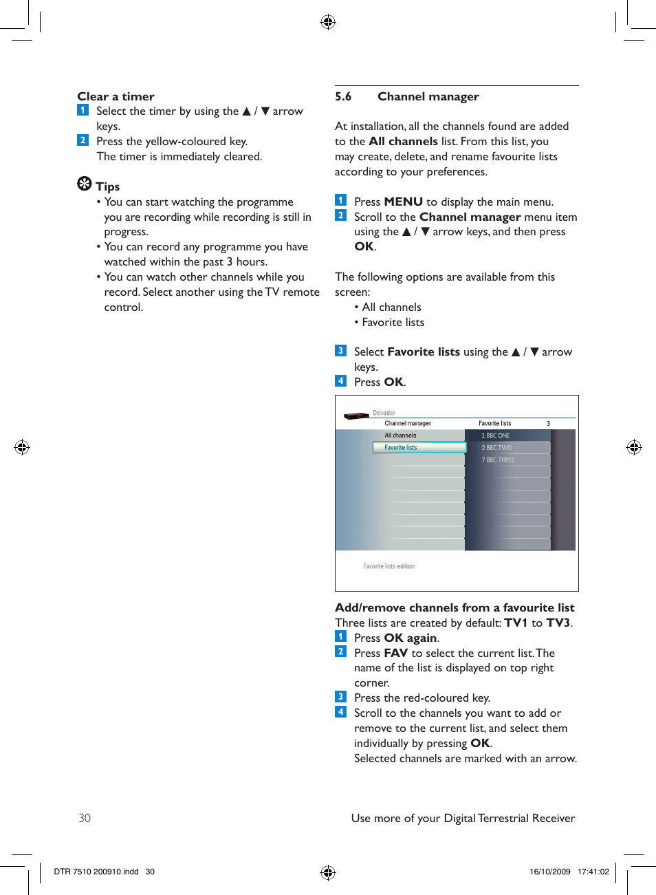 Philips DTR7510/05 User Manual | Page 30 / 60