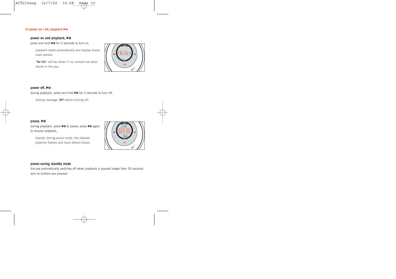 No file | Philips ACT210 User Manual | Page 10 / 29