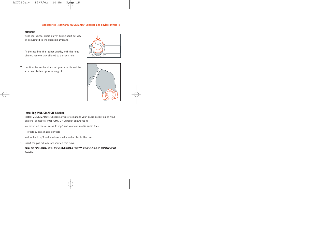 Philips ACT210 User Manual | Page 15 / 29