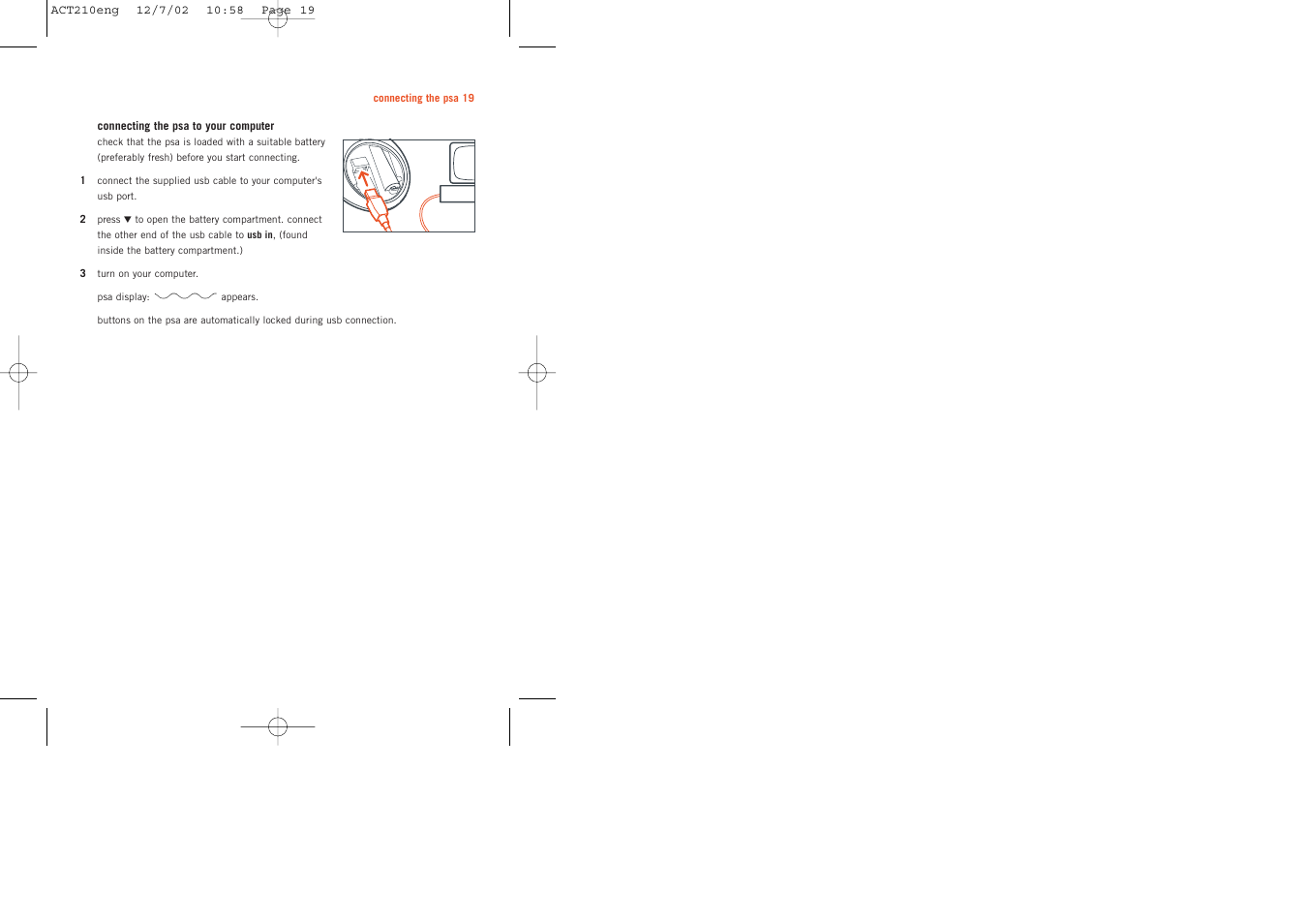 Philips ACT210 User Manual | Page 19 / 29