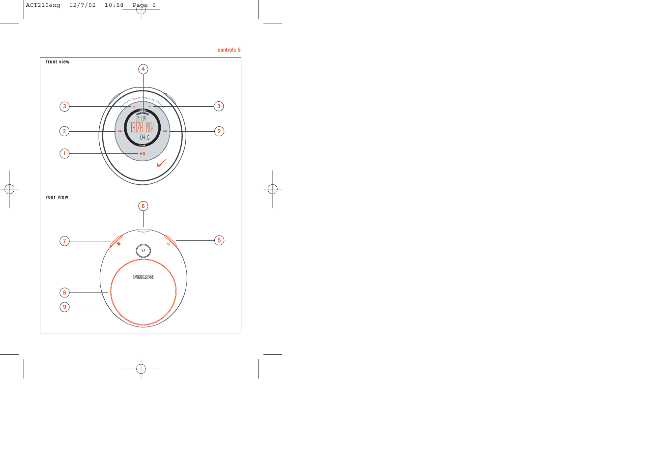 Philips ACT210 User Manual | Page 5 / 29