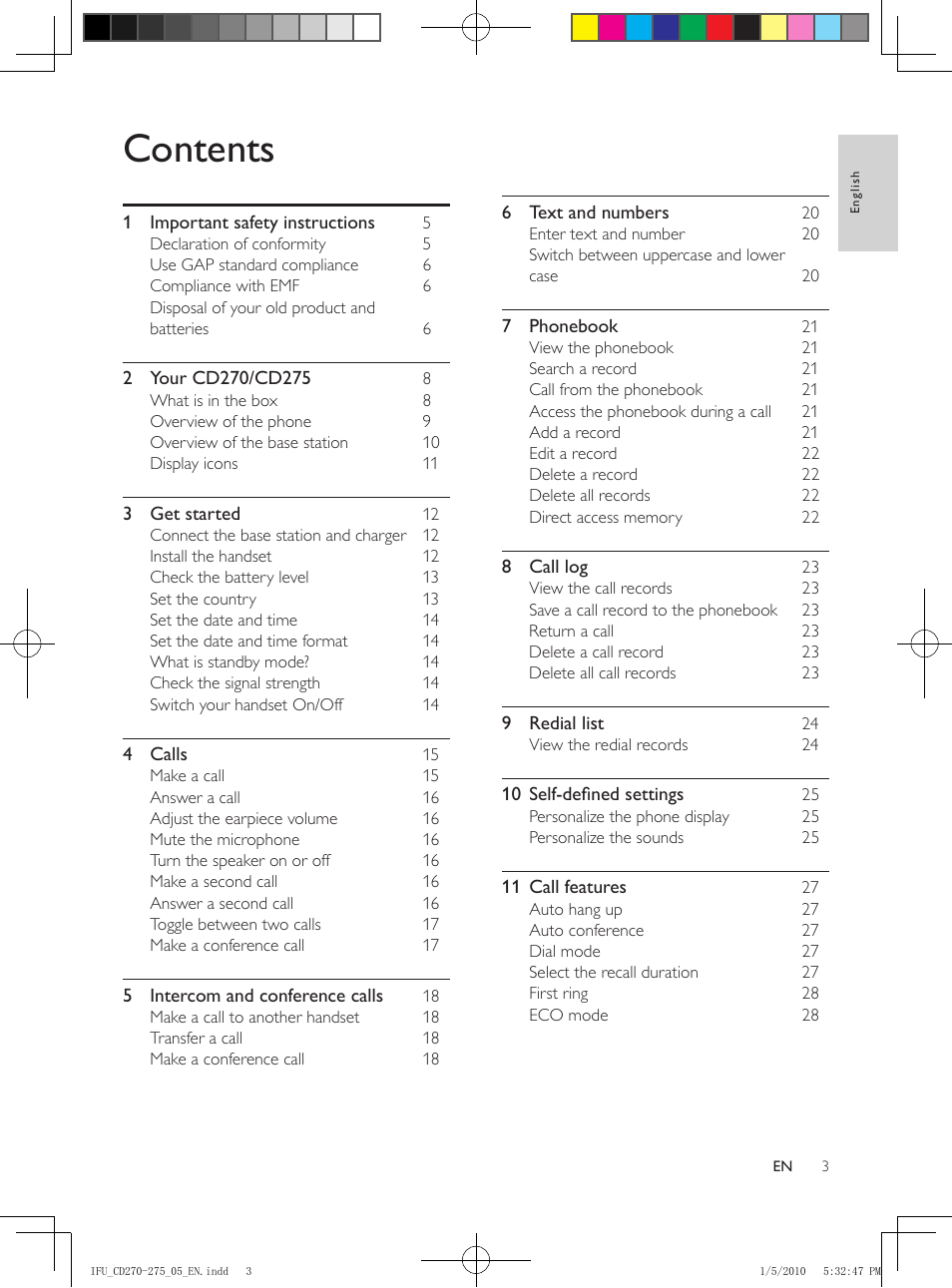 Philips AQ95-56F-1224KR User Manual | Page 3 / 40