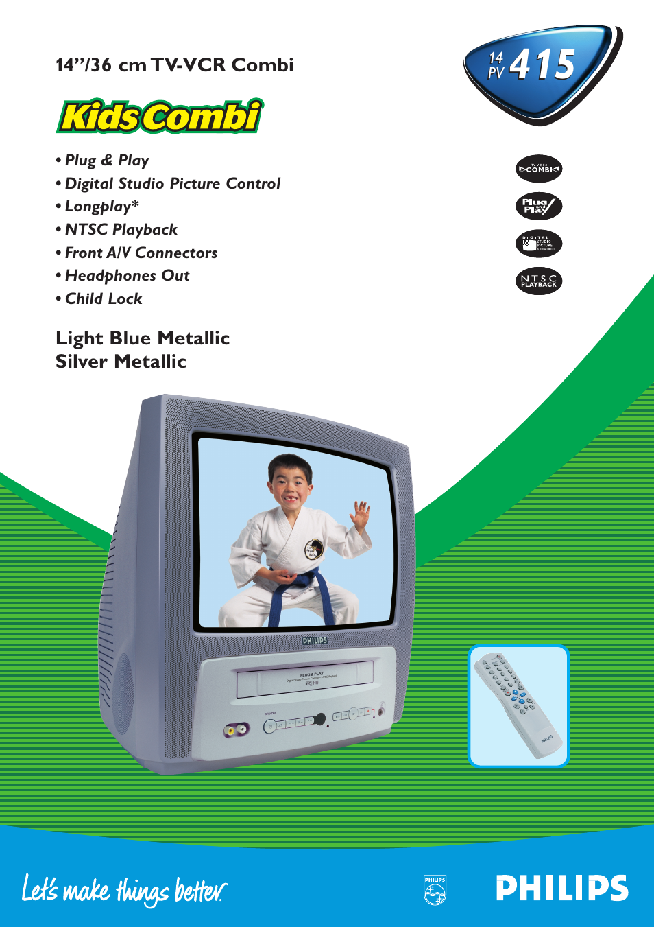 Philips PV 415PV User Manual | 2 pages