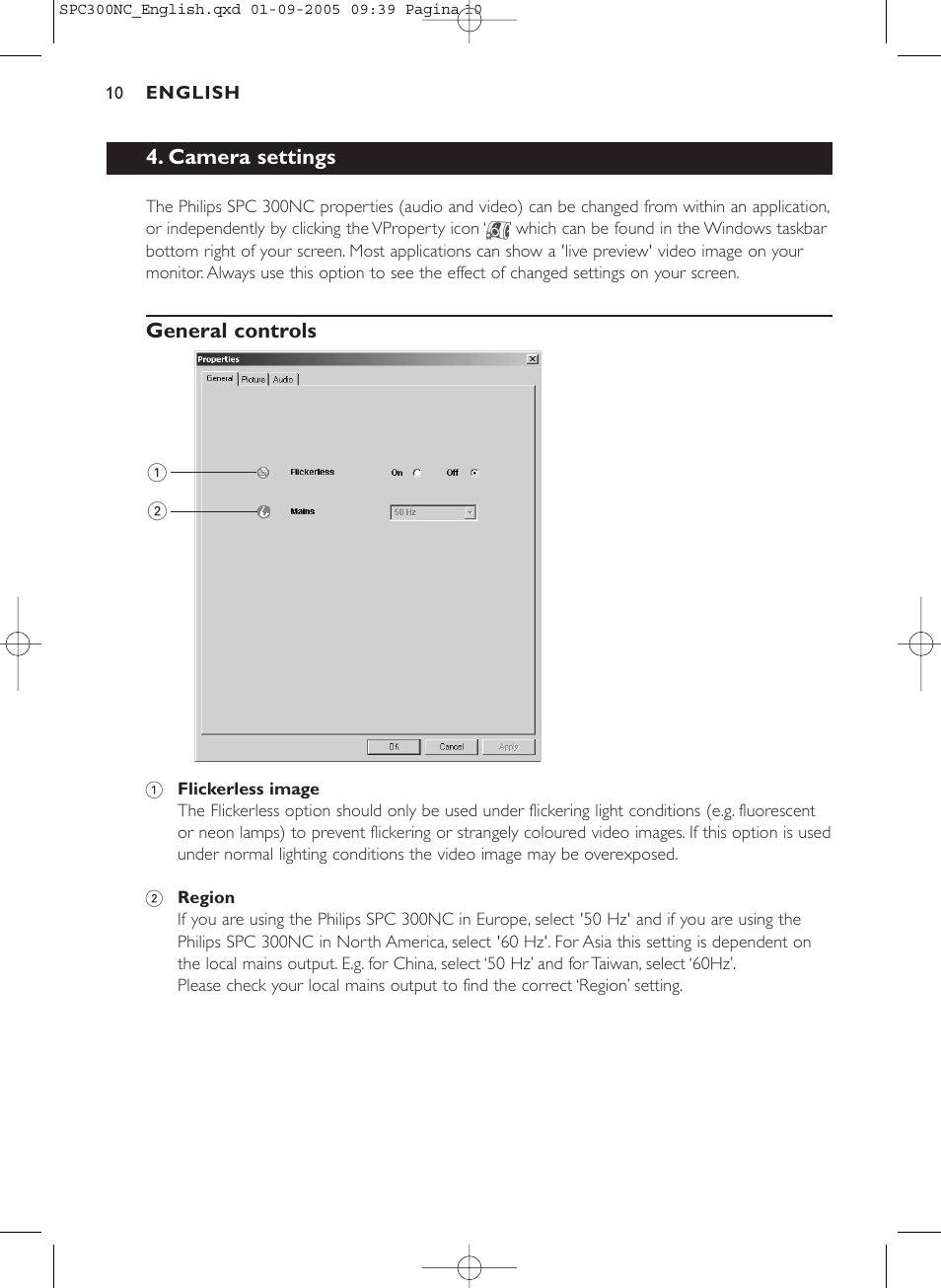 Philips SPC 300NC User Manual | Page 10 / 22