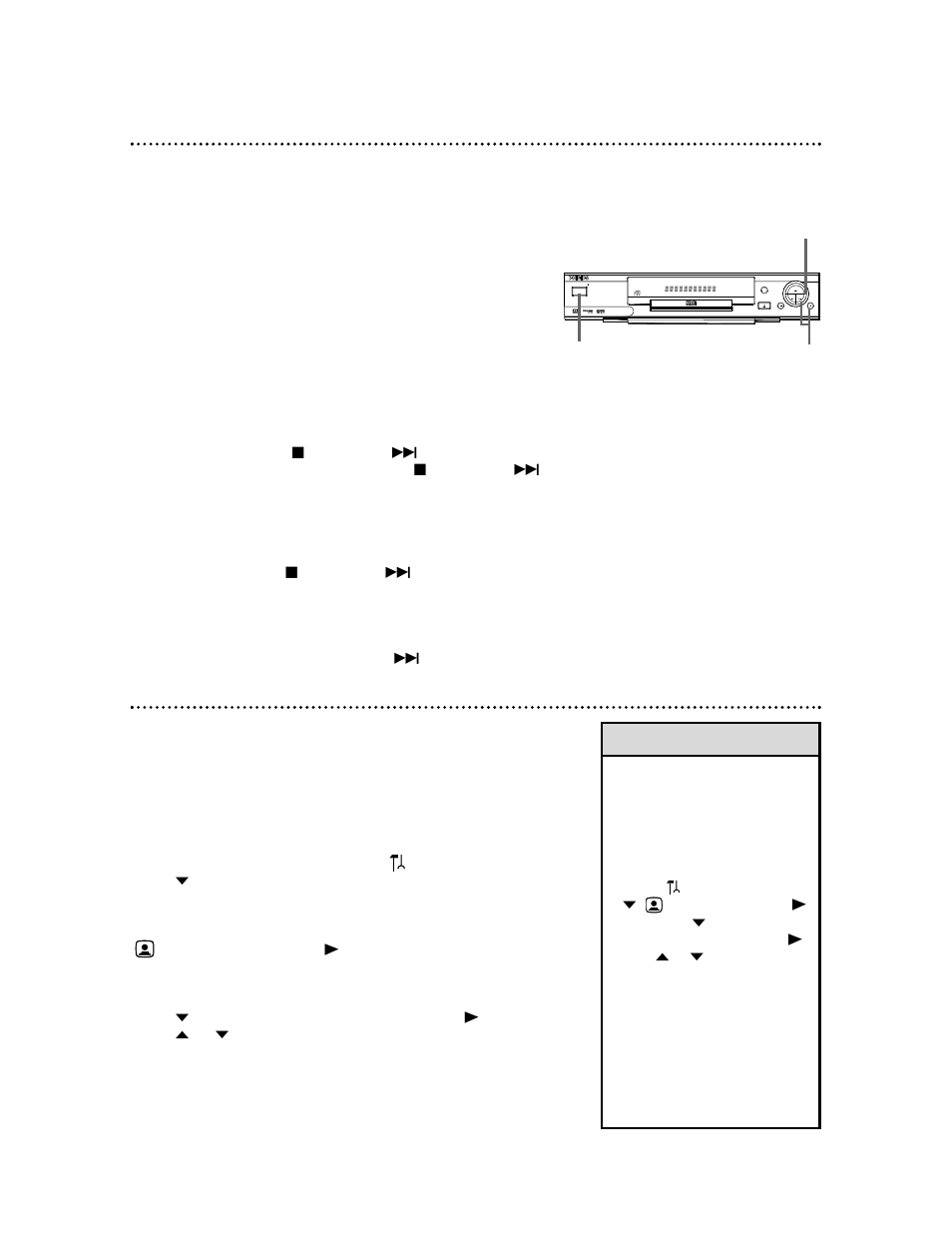 Ntsc/pal settings, black level shift 15 | Philips DVD712 User Manual | Page 15 / 56