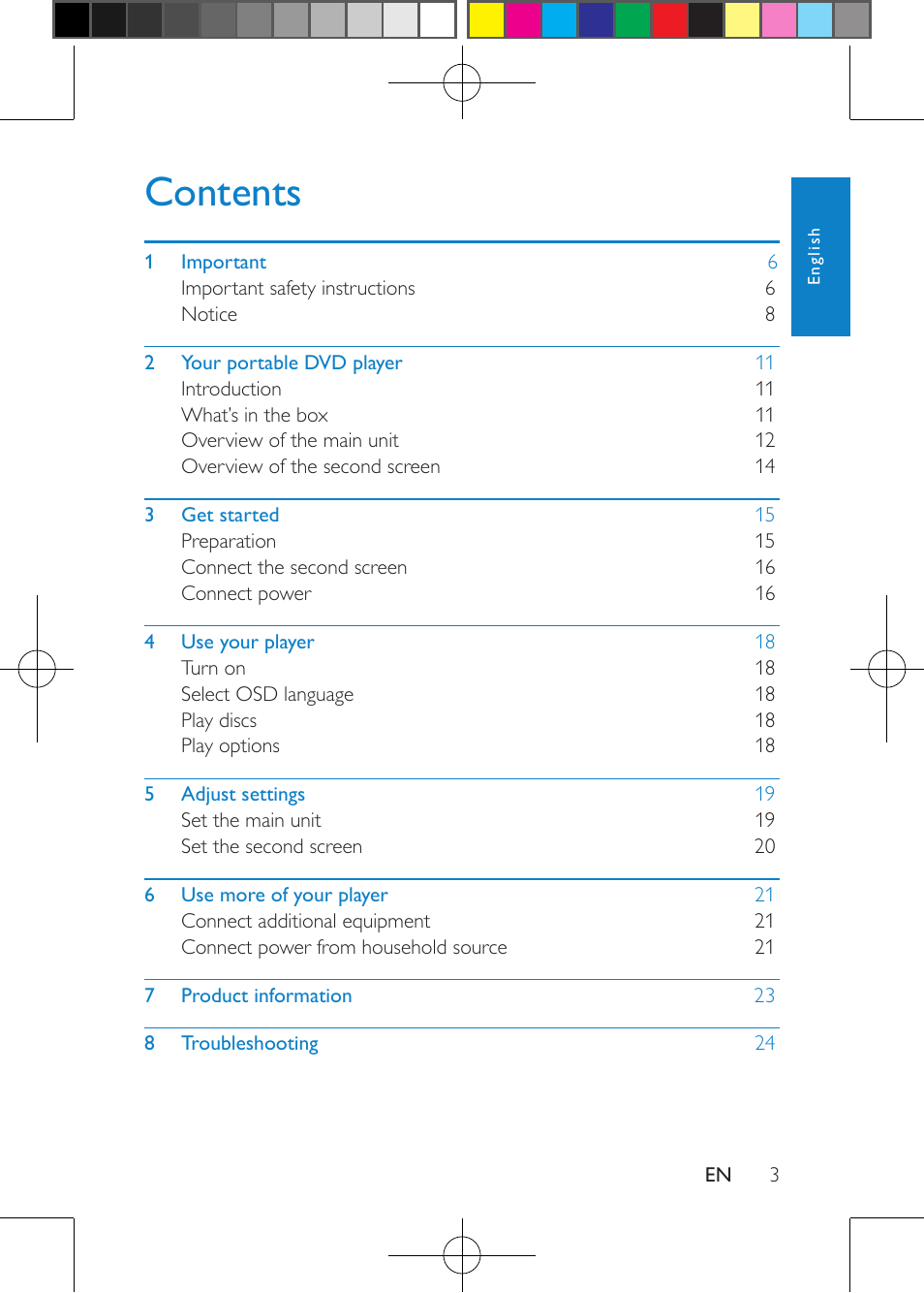 Philips PD7012 User Manual | Page 5 / 26