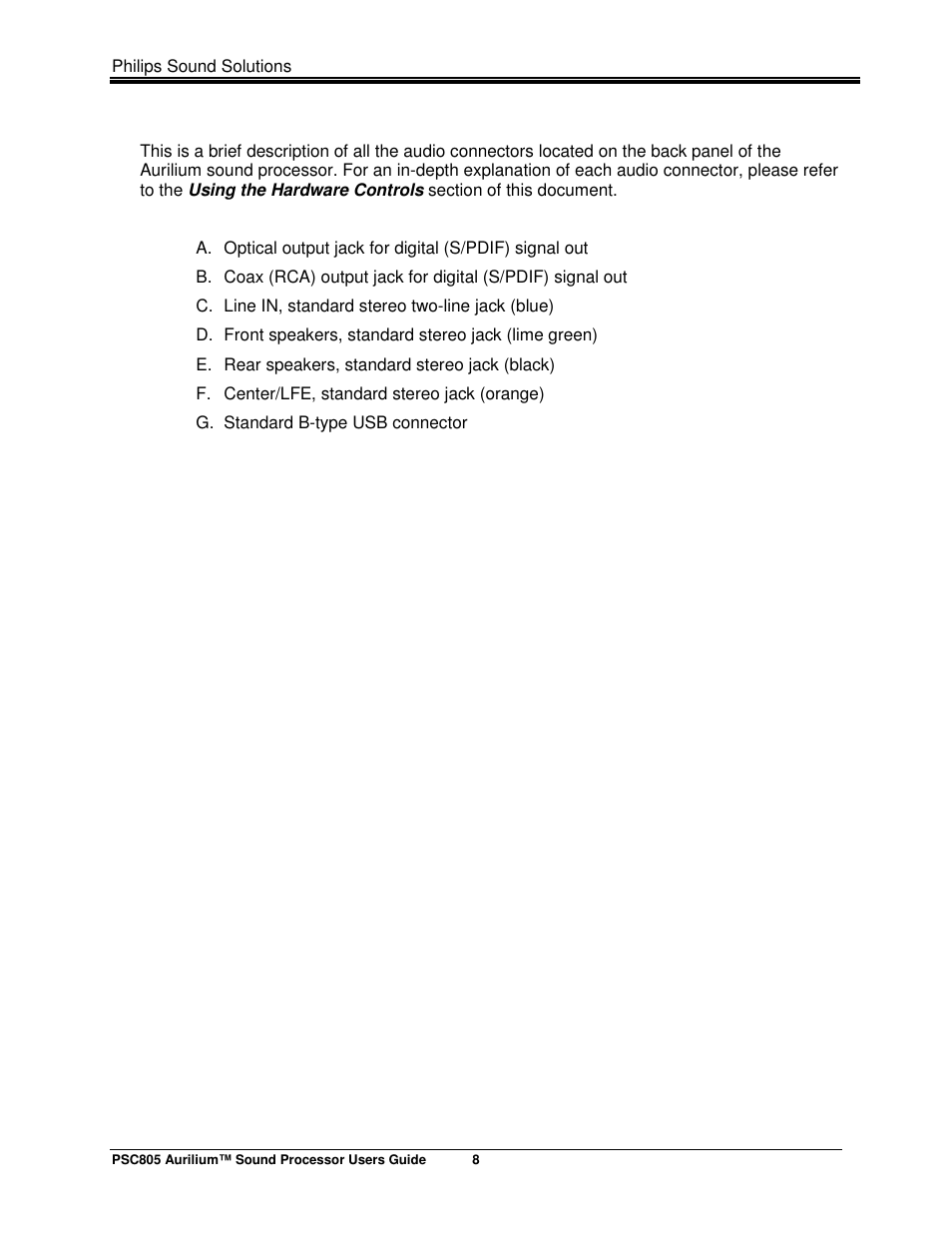 Philips AURILIUM PSC805 User Manual | Page 13 / 46