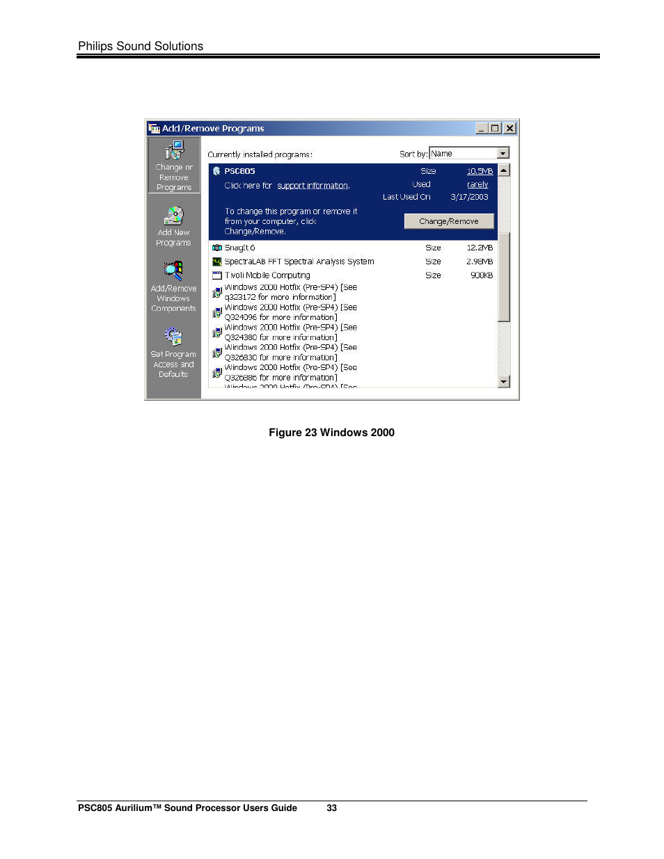 Philips AURILIUM PSC805 User Manual | Page 38 / 46