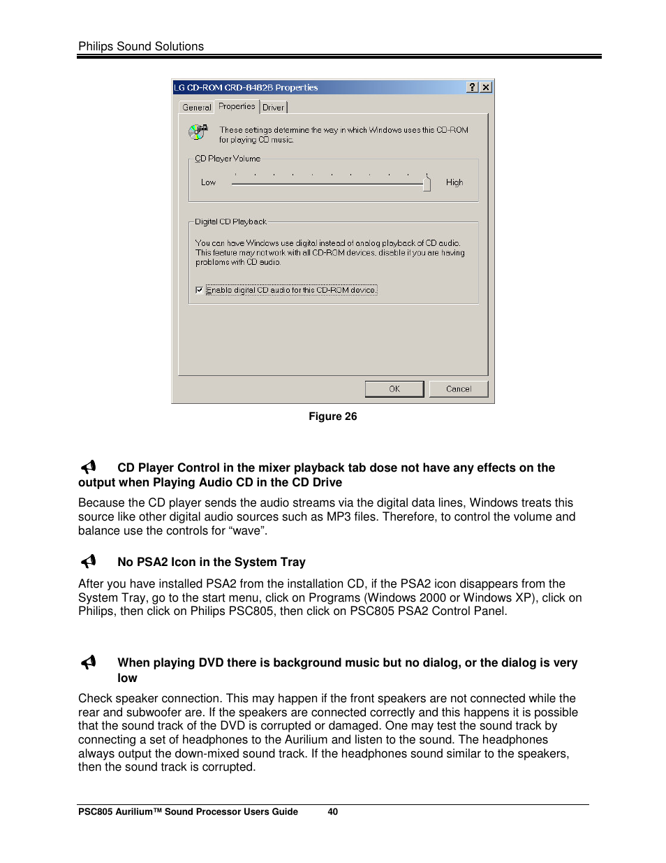 Philips AURILIUM PSC805 User Manual | Page 45 / 46