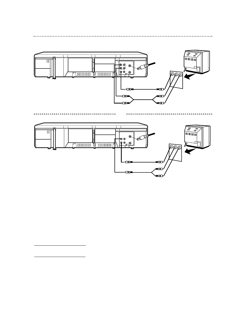 10 hookups with a stereo tv | Philips VR423CAT User Manual | Page 10 / 53