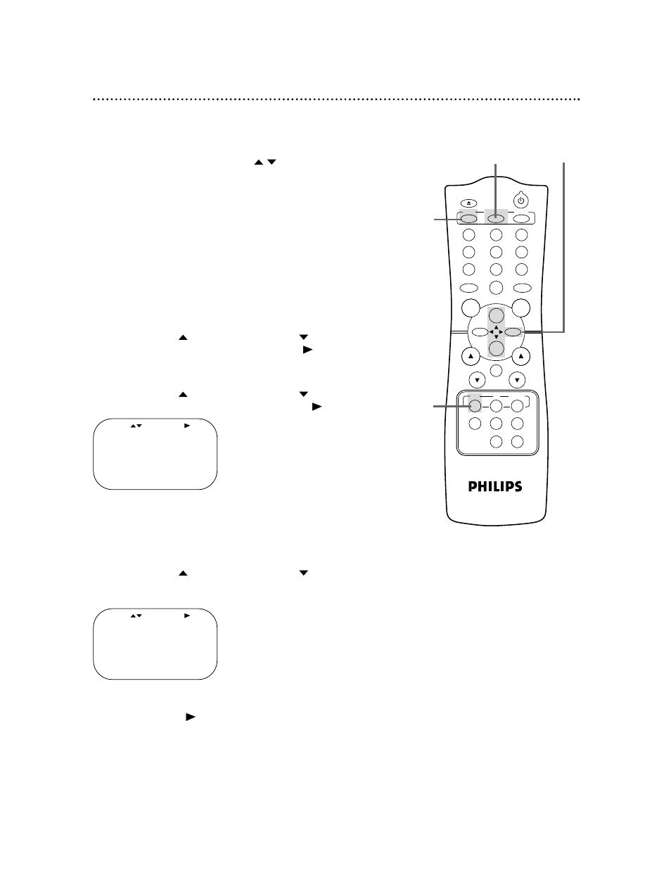 Automatic channel setup (cont’d) 13 | Philips VR423CAT User Manual | Page 13 / 53