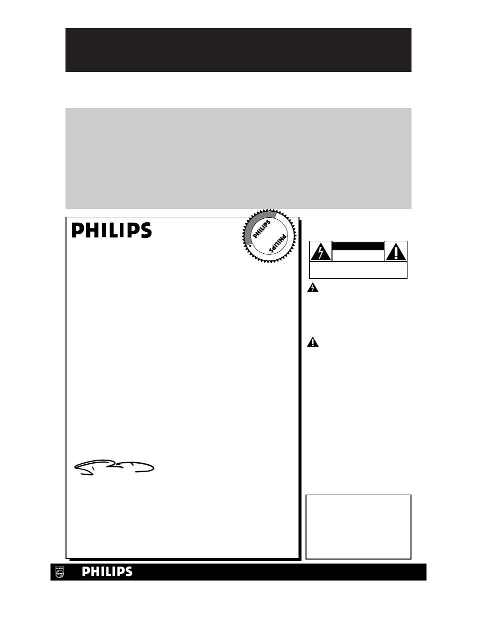 Safety, Warranty verification, Owner confirmation | Model registration, Hurry, Know these, Symbols | Philips VR423CAT User Manual | Page 2 / 53