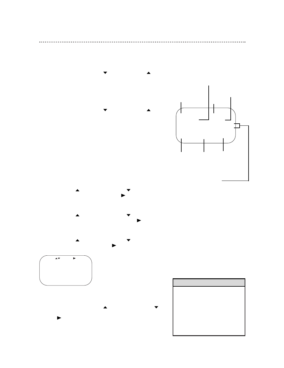 On-screen status displays 25 | Philips VR423CAT User Manual | Page 25 / 53