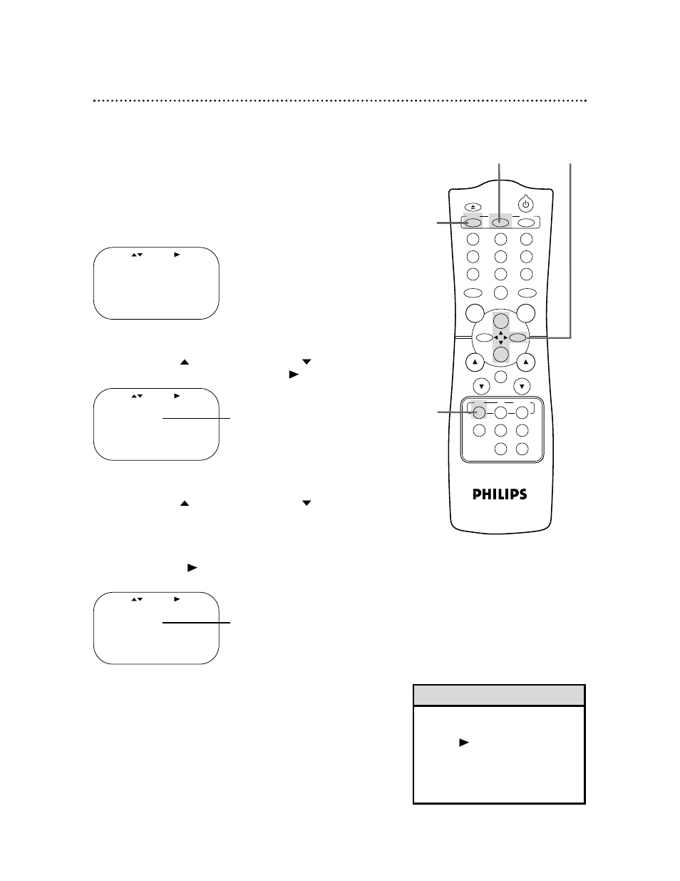 38 repeat play | Philips VR423CAT User Manual | Page 38 / 53