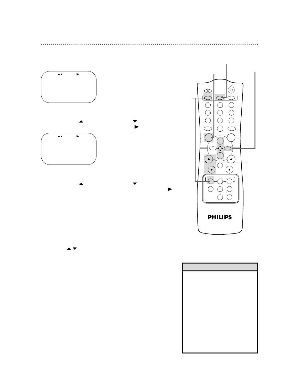 Philips VR423CAT User Manual | Page 44 / 53