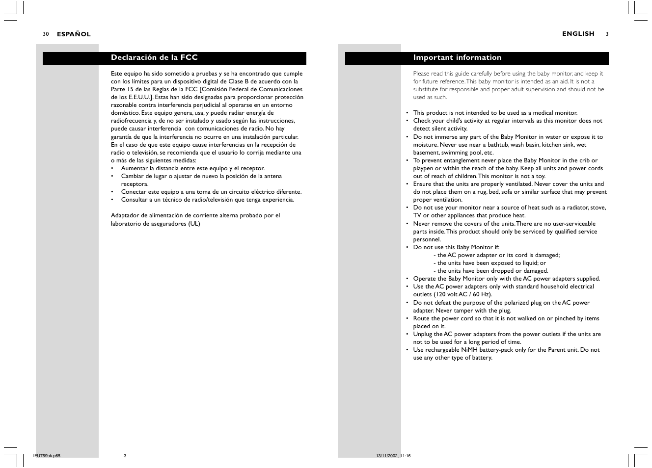 Philips SC769 User Manual | Page 3 / 16