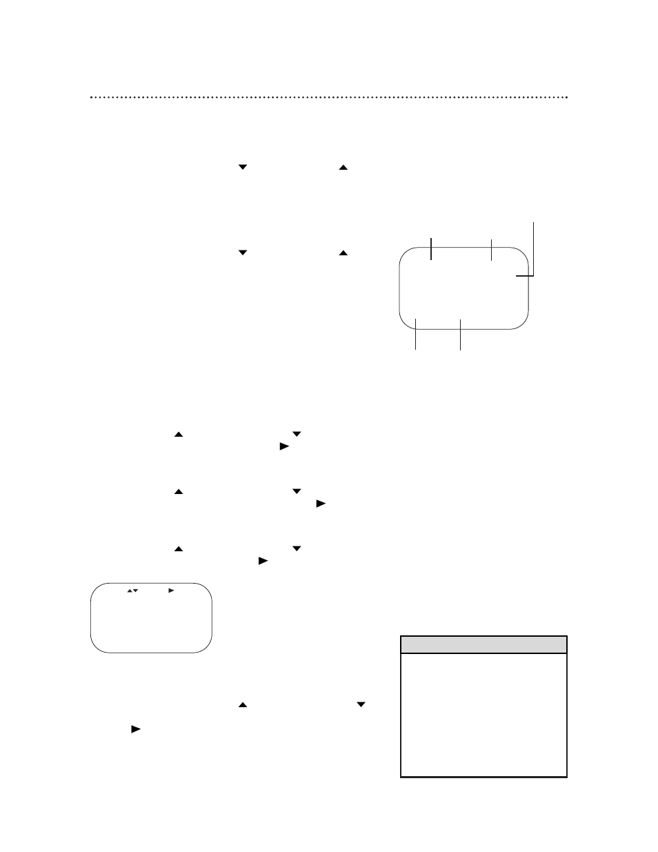 22 on-screen status displays | Philips VR420CAT User Manual | Page 22 / 48