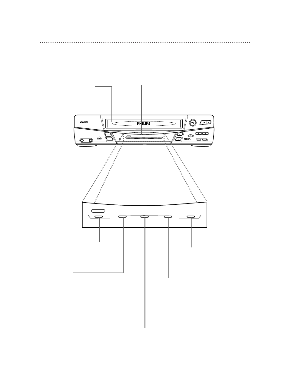 Vcr display panel 23 | Philips VR420CAT User Manual | Page 23 / 48