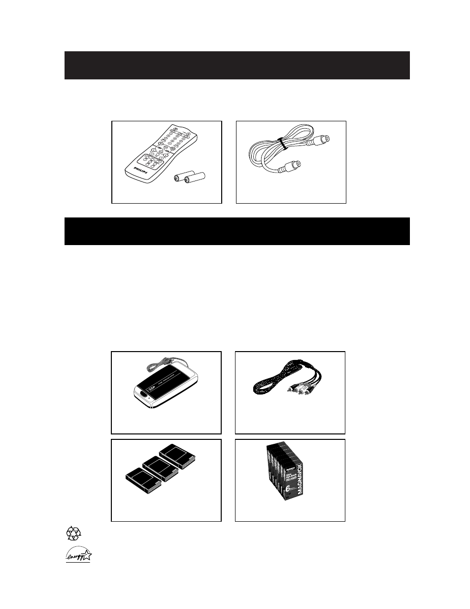 Upplied, Ccessories, Ptional | Philips VR420CAT User Manual | Page 48 / 48